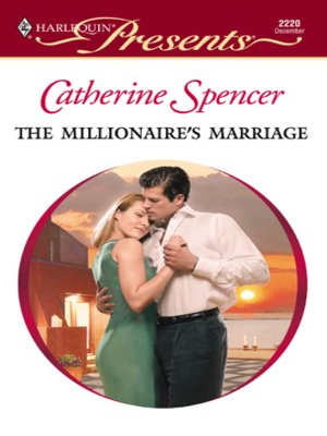 cover image of The Millionaire's Marriage